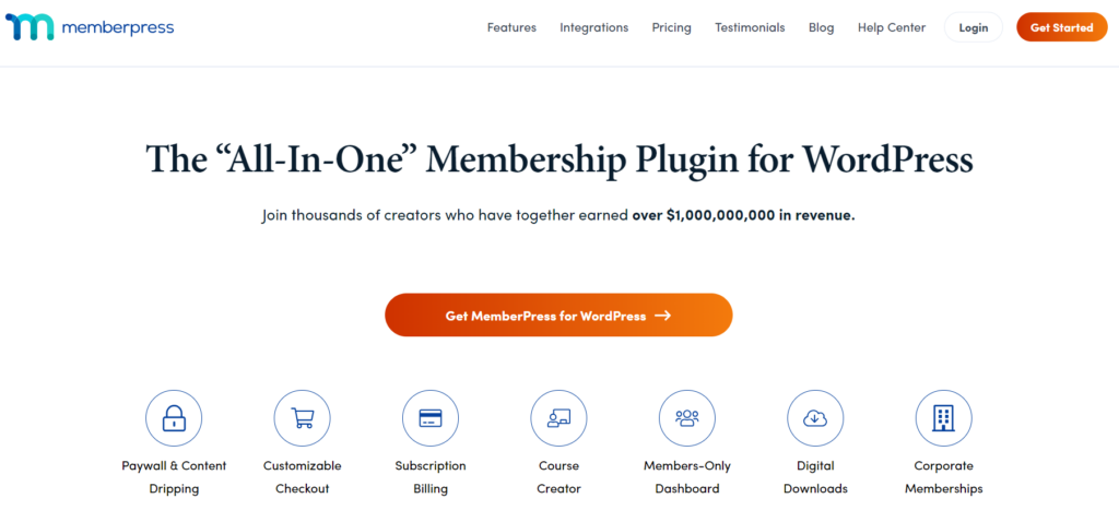 MemberPress all in one platform 